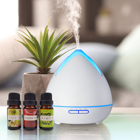 Essential Oils Ultrasonic Aromatherapy Diffuser Air Humidifier Purify & Moisturize