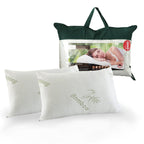 Royal Comfort Luxury Bamboo Memory Foam Pillow Twin Pack