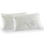 Royal Comfort Luxury Bamboo Memory Foam Pillow Twin Pack