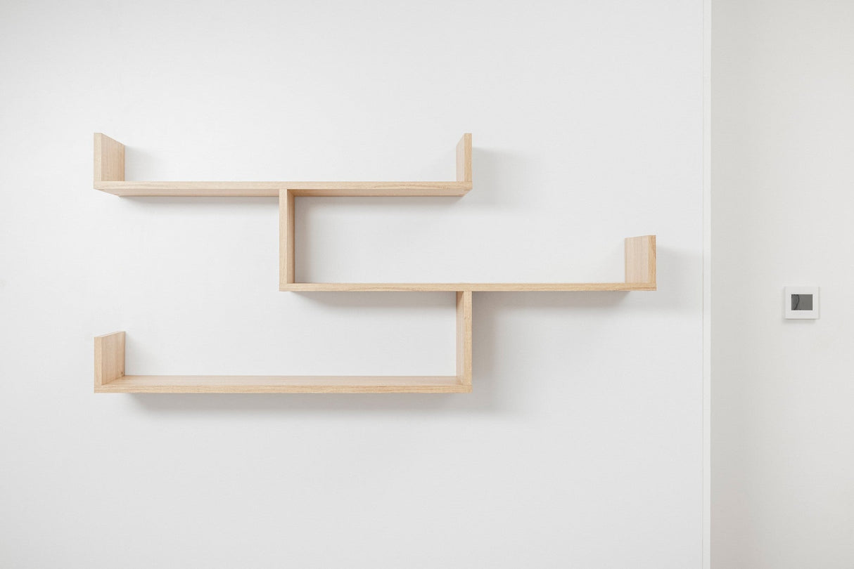 Zurich Oak Multi Level Shelf Kit