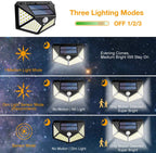 100 Waterproof LED Solar Fairy Lights - 4 Pack