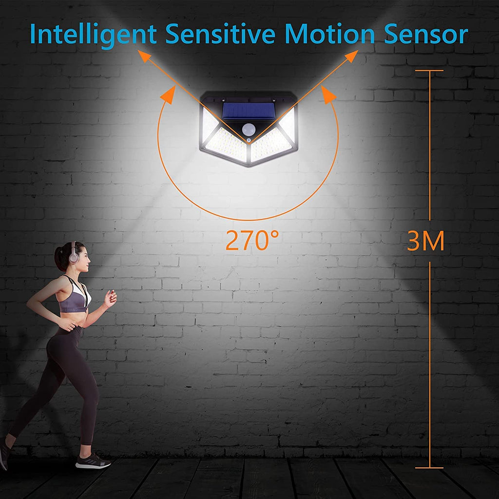 100 Waterproof LED Solar Fairy Lights - 4 Pack