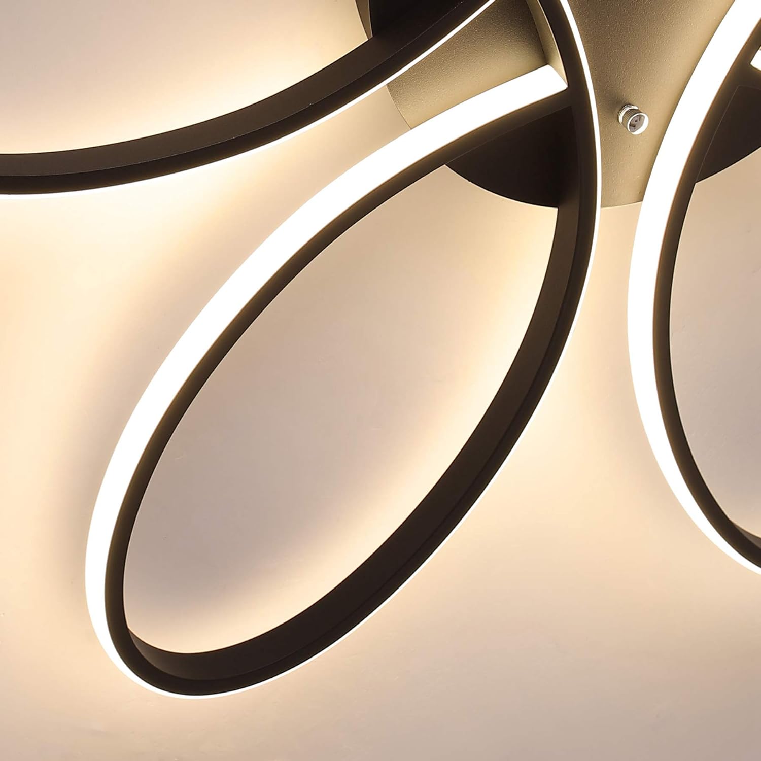 Modern LED Chandelier with Dimmable Lighting