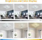 Dimmable Modern LED Ceiling Light with Remote