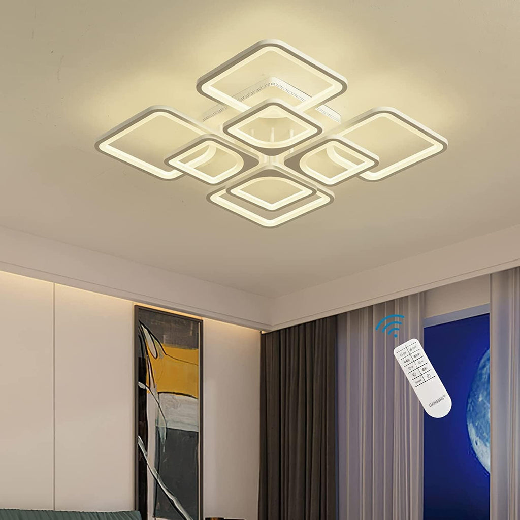 Dimmable Modern LED Ceiling Light with Remote