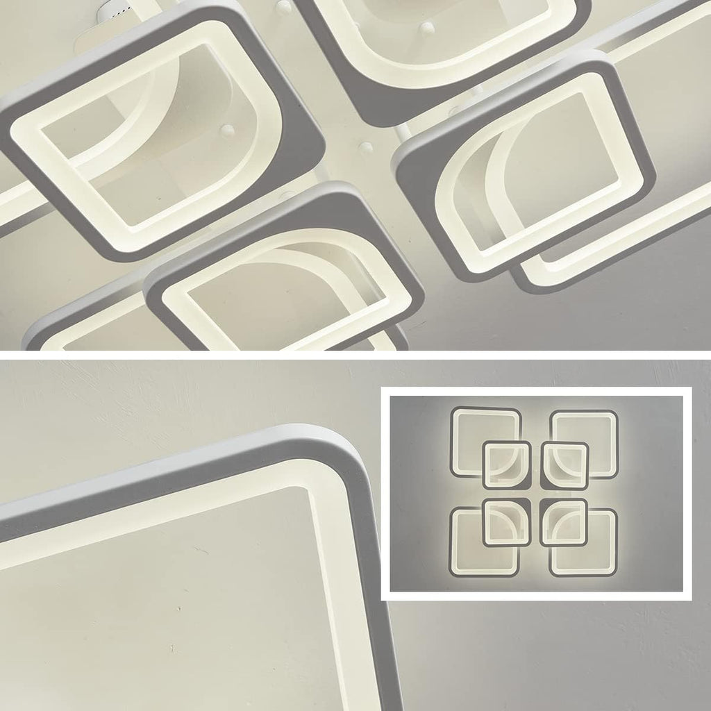 Dimmable Modern LED Ceiling Light with Remote