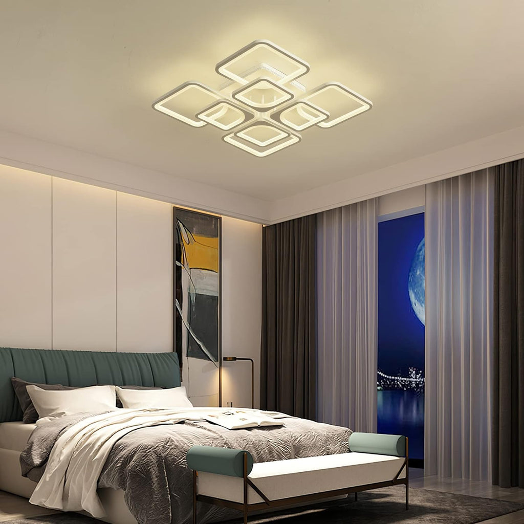 Dimmable Modern LED Ceiling Light with Remote