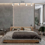 Modern Chrome 4 Light LED Track Kit