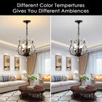 Vintage K9 Crystal Chandelier Lighting Fixture