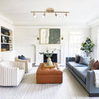 Modern Gold 4-Light LED Track Lighting Kit