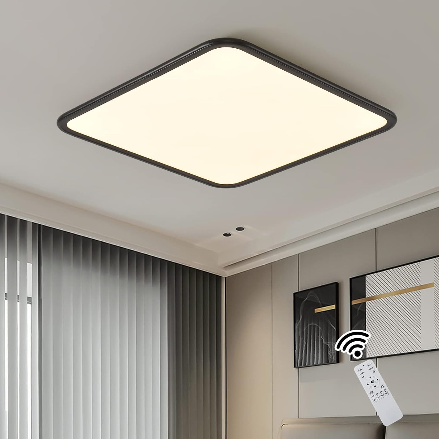 Dimmable LED Flush Mount Ceiling Light