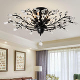 Elegant Vintage Crystal Chandelier – 5 Lights
