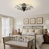 Elegant Vintage Crystal Chandelier – 5 Lights