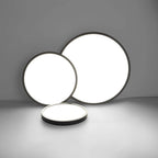 Modern LED Ceiling Light Fixture - 28W Black