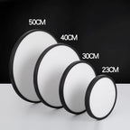 Modern LED Ceiling Light Fixture - 28W Black