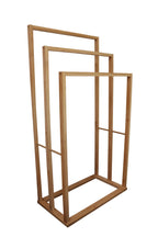 Elegant Bamboo 3-Tier Towel Rack