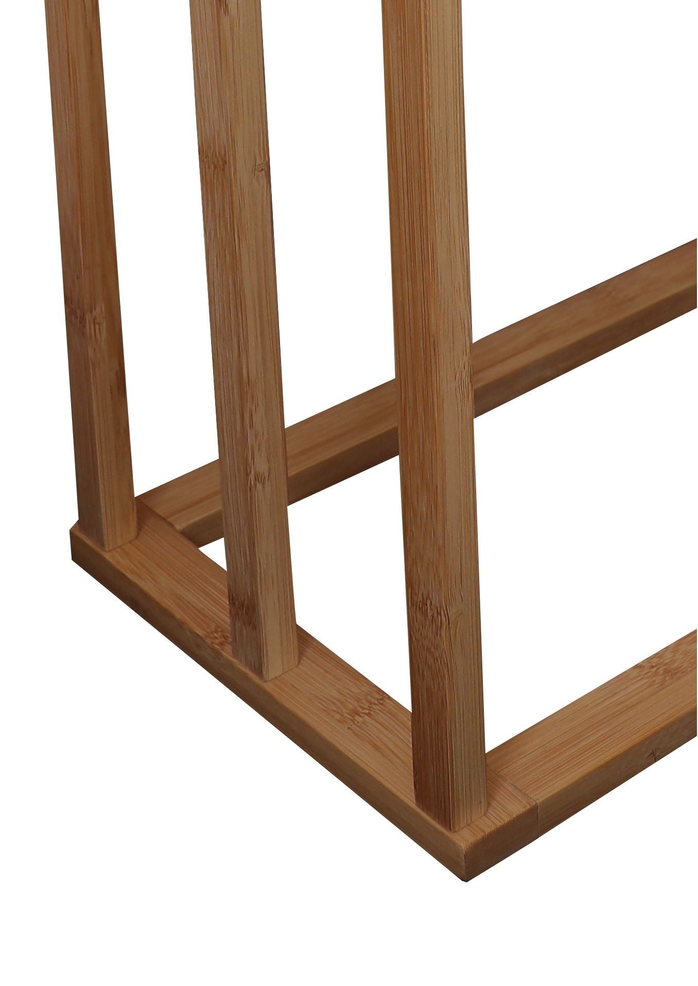 Elegant Bamboo 3-Tier Towel Rack
