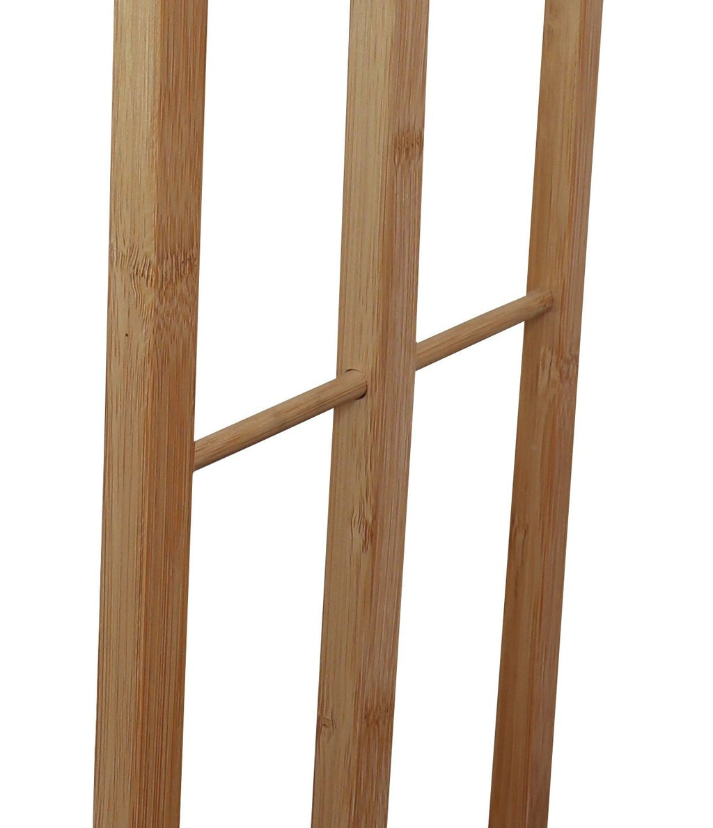 Elegant Bamboo 3-Tier Towel Rack