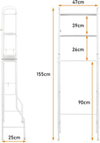 CARLA HOME 3-Tier Over The Toilet Rack