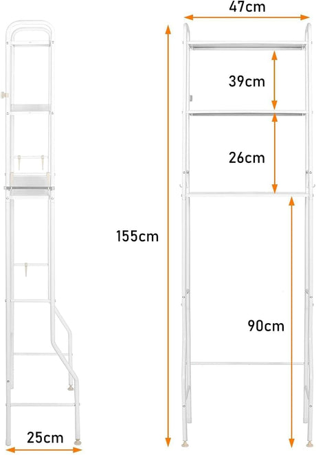 CARLA HOME 3-Tier Over The Toilet Rack