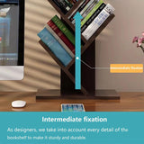 CARLA HOME 5-Tier Tree Bookshelf Rack