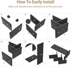 CARLA HOME 5-Tier Tree Bookshelf Rack