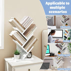 CARLA HOME 5-Tier Tree Bookshelf Storage Rack