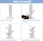 CARLA HOME 5-Tier Tree Bookshelf Storage Rack