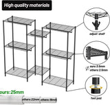 Heavy Duty Garment Rack Organizer with Shelves