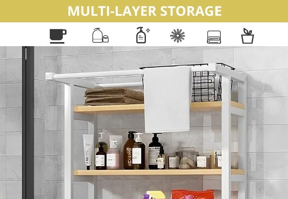 CARLA HOME 3-Tier Laundry Storage Rack