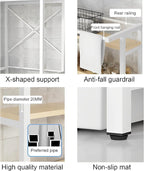 CARLA HOME 3-Tier Laundry Storage Rack