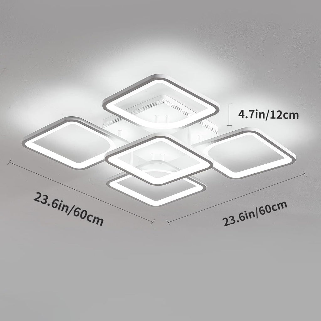 Modern LED Ceiling Light with Remote Control