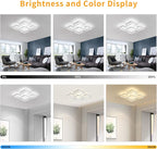 Modern LED Ceiling Light with Remote Control
