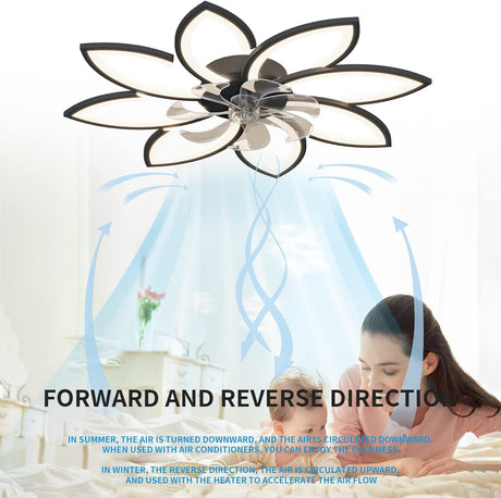 Modern Stylish Ceiling Light Fan with Remote