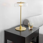 Contemporary Bedside Table with 2 Drawers — Compact Nightstand for Bedroom Storage