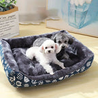XXL Blue Pet Bed Sofa Mat for Comfort
