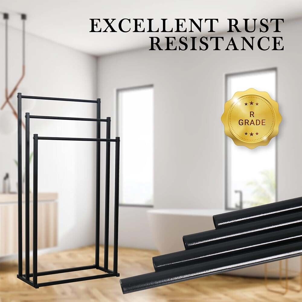 Elegant 3 Tier Metal Towel Rack