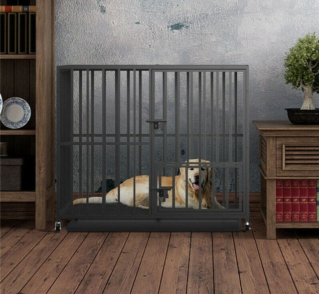 Heavy Duty Large Dog Cage on Wheels