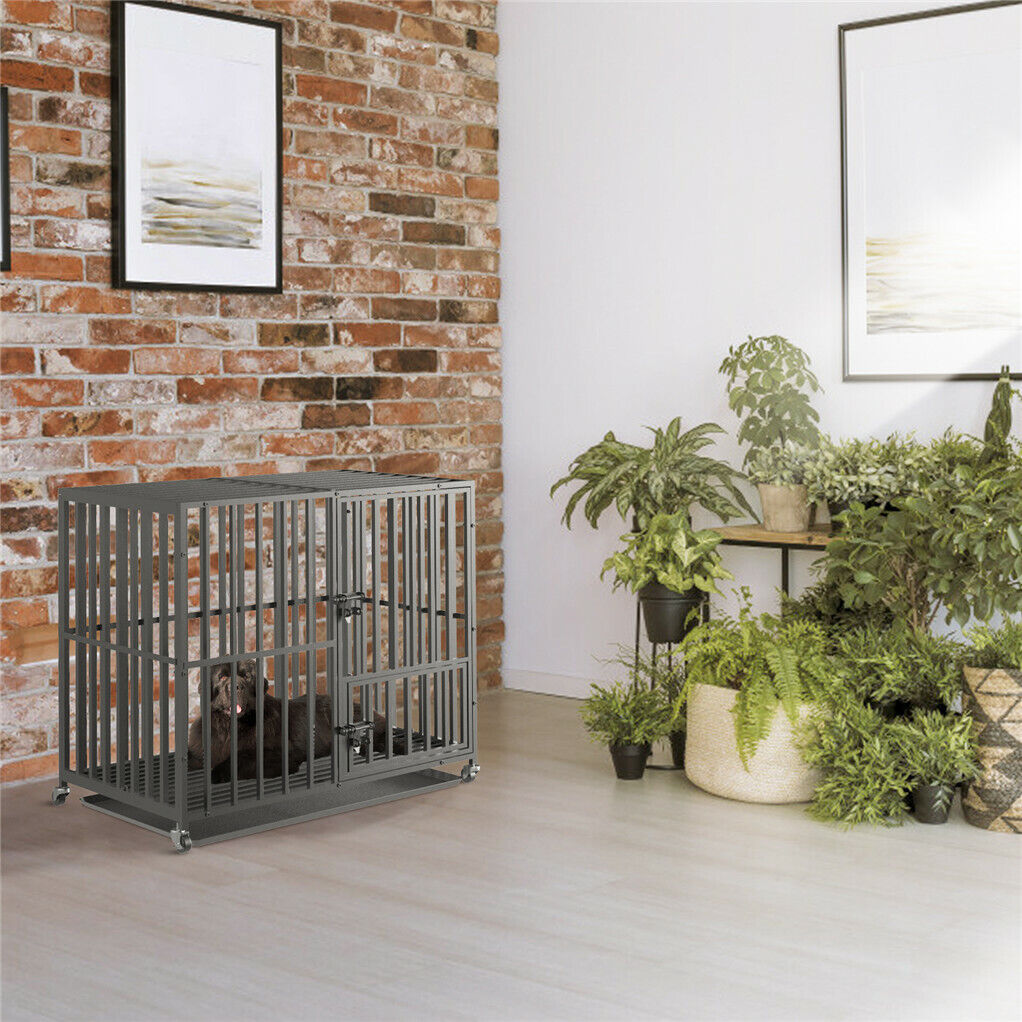 Heavy Duty Large Dog Cage on Wheels