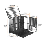 Heavy Duty Large Dog Cage on Wheels