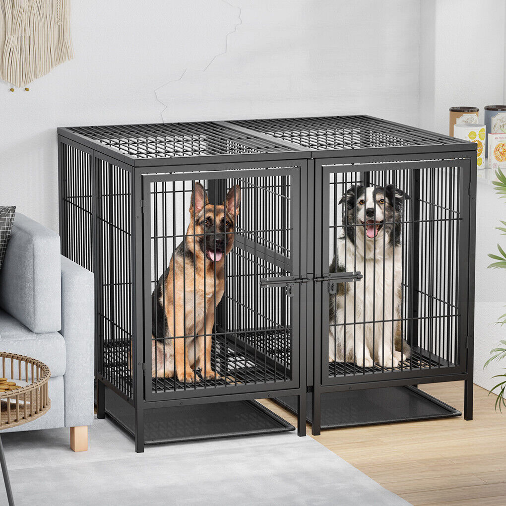 XXXL Heavy Duty Dog Cage with Wheels