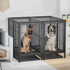 XXXL Heavy Duty Dog Cage with Wheels