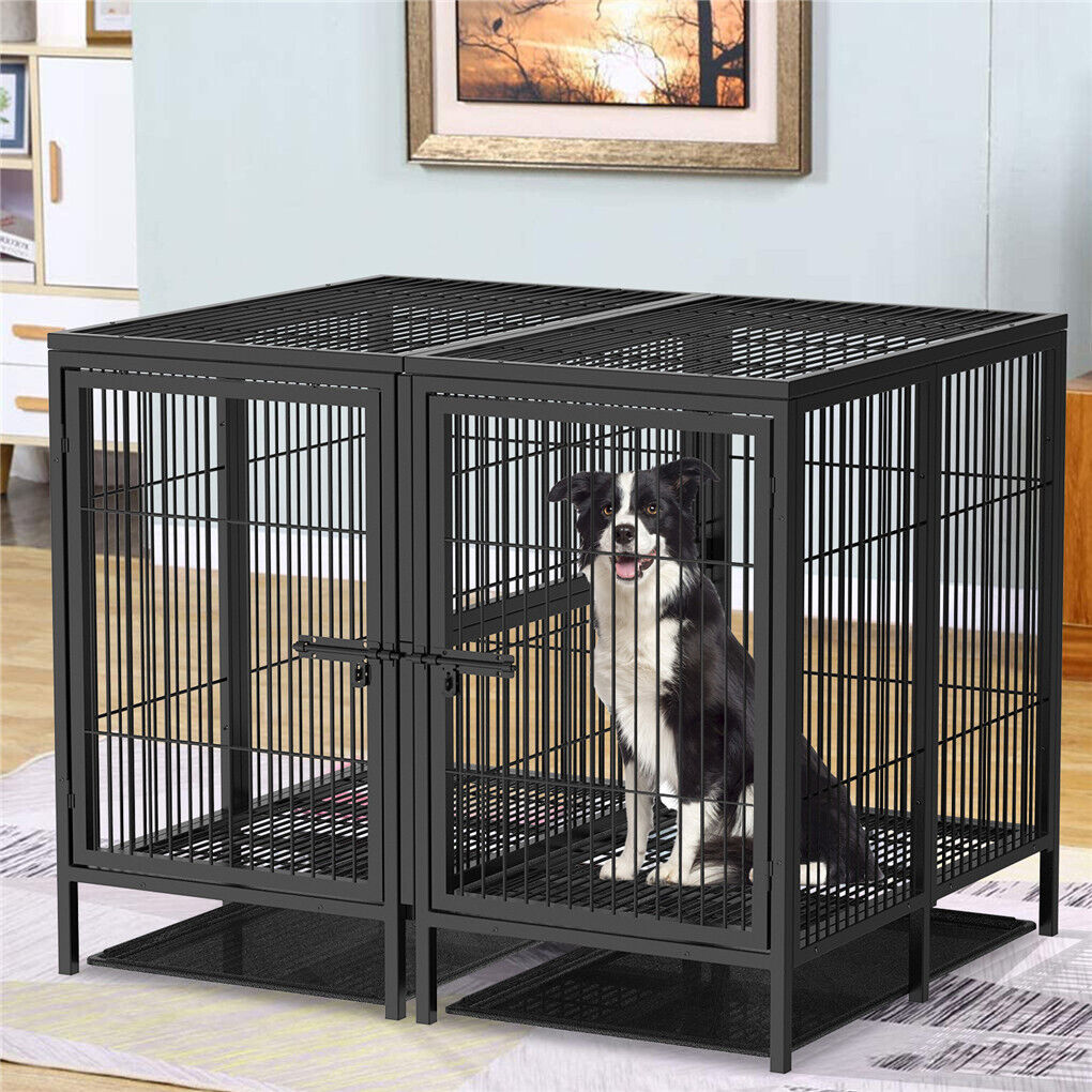 XXXL Heavy Duty Dog Cage with Wheels