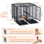XXXL Heavy Duty Dog Cage with Wheels