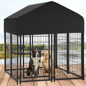 Extra Large Heavy-Duty Welded Wire Dog Kennel
