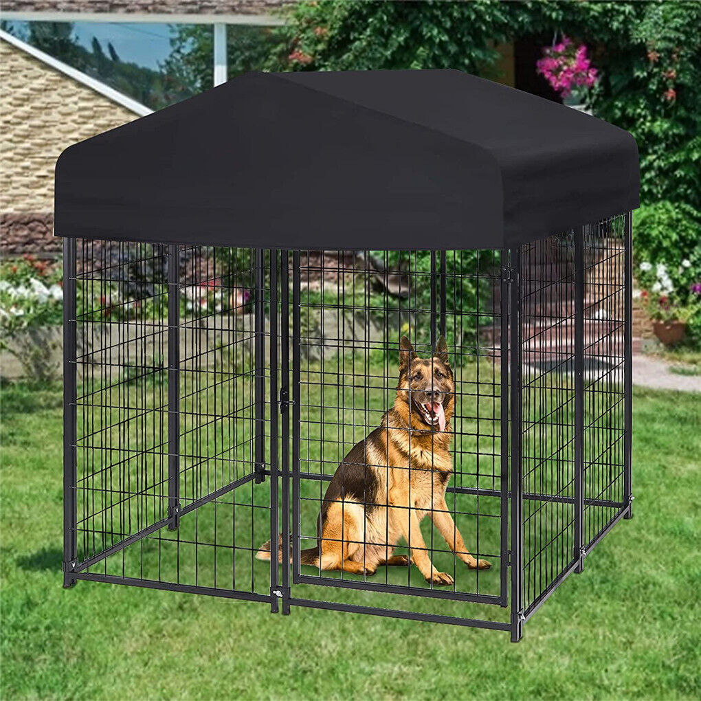 Extra Large Heavy-Duty Welded Wire Dog Kennel