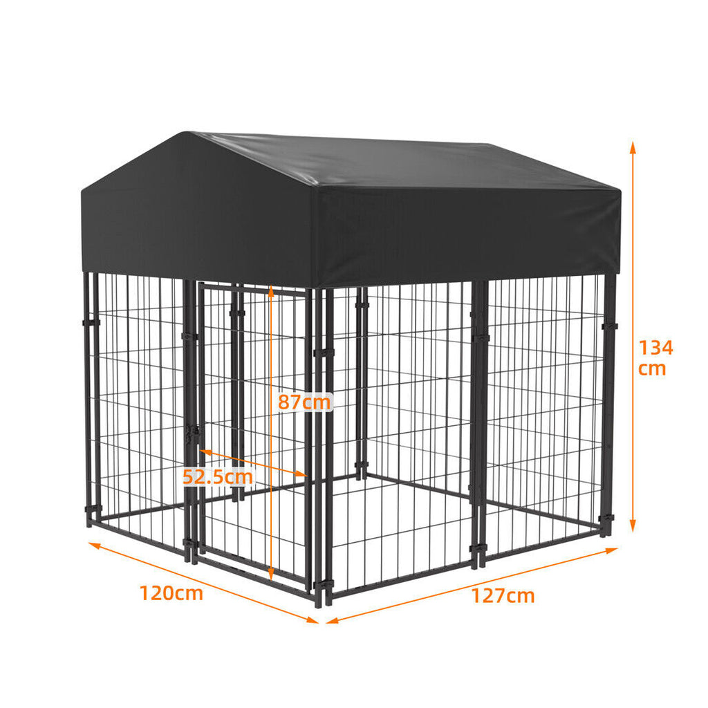 Extra Large Heavy-Duty Welded Wire Dog Kennel