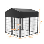 Extra Large Heavy-Duty Welded Wire Dog Kennel