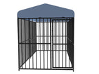 Heavy Duty Black Metal Dog Cage