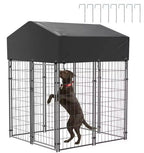 Premium Small Outdoor Pet Kennel with Roof